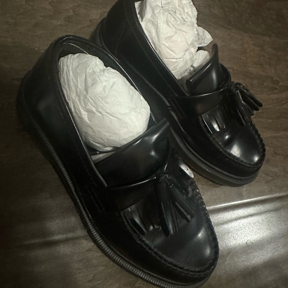 Men's Black Tassel Loafers